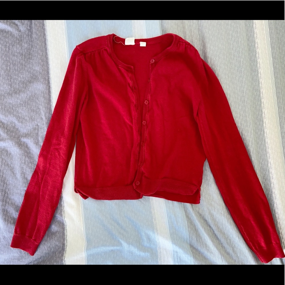 Vintage Gap Red Cardigan